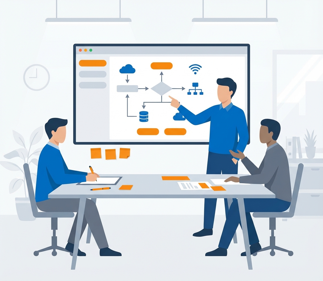 Équipe 357IT en consultation stratégique